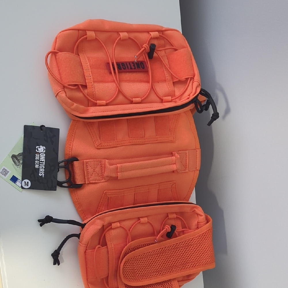 Orange Tactical Dog Vest